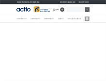 Tablet Screenshot of m.actto.com